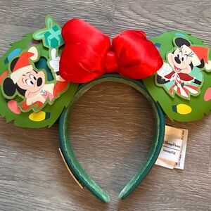 Loungefly Teal and White Disney Parks Label Plush Item